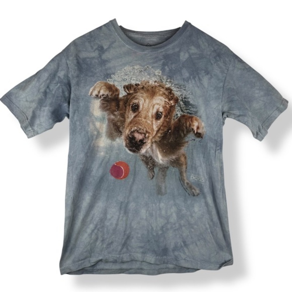 The Mountain Underwater Dogs Graphic T Shirt Kids Size‎ XL Seth Casteel Artwork